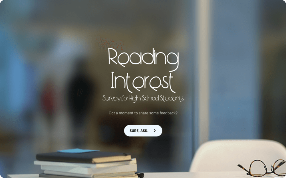  High School Student Reading Interest 