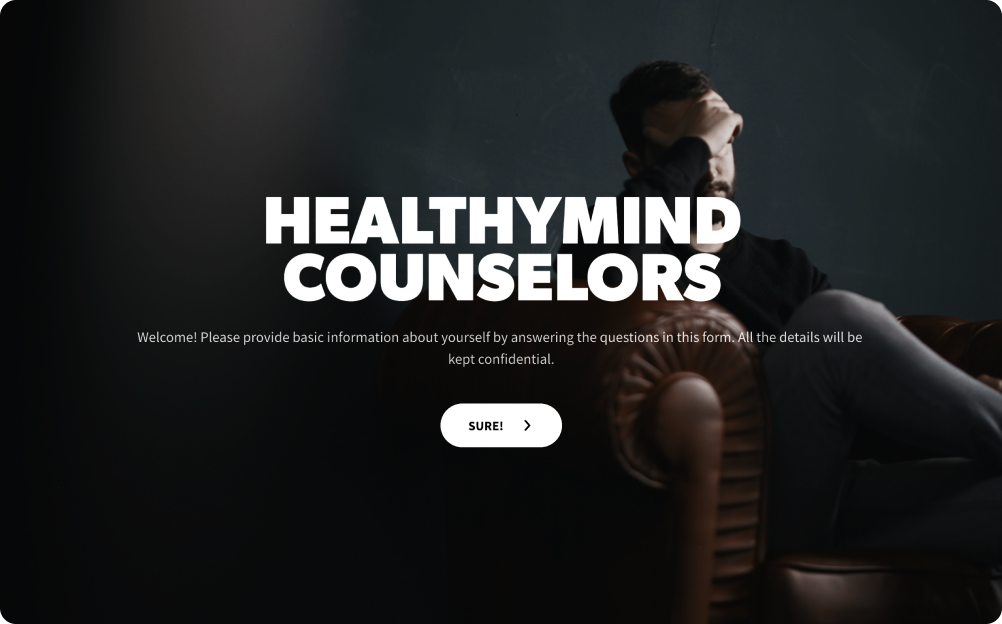  Counseling Intake Form 