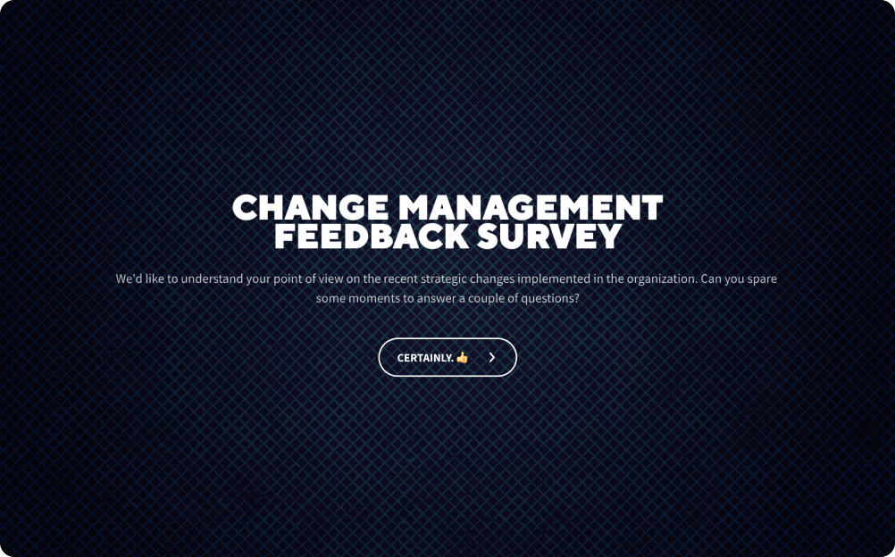 Change Management Survey 