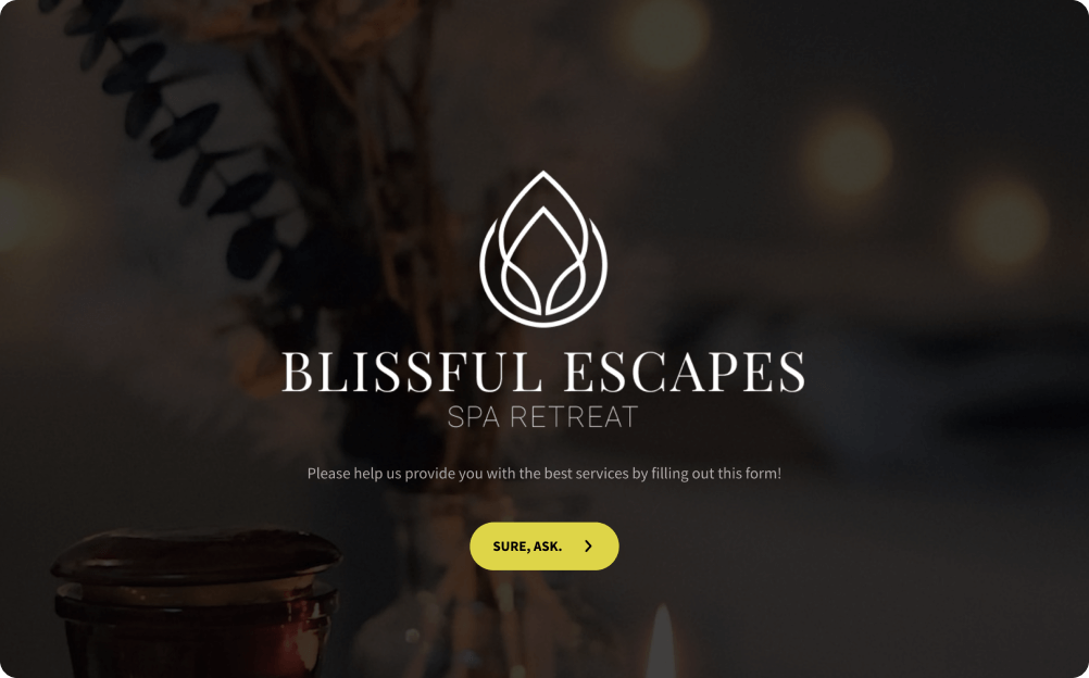  Spa Client Intake Form 