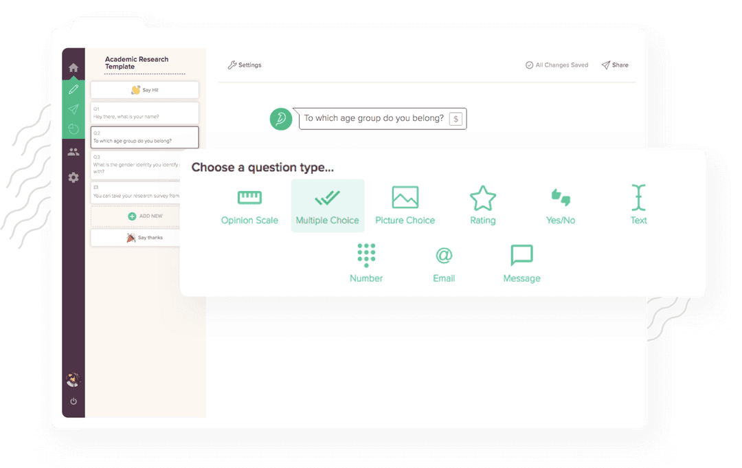 Build your Academic Research Surveys