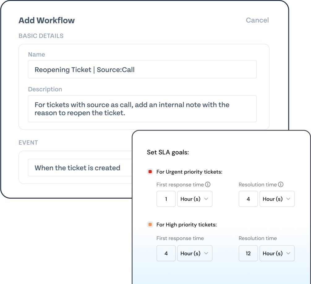 Faster issue resolution with Ticketing