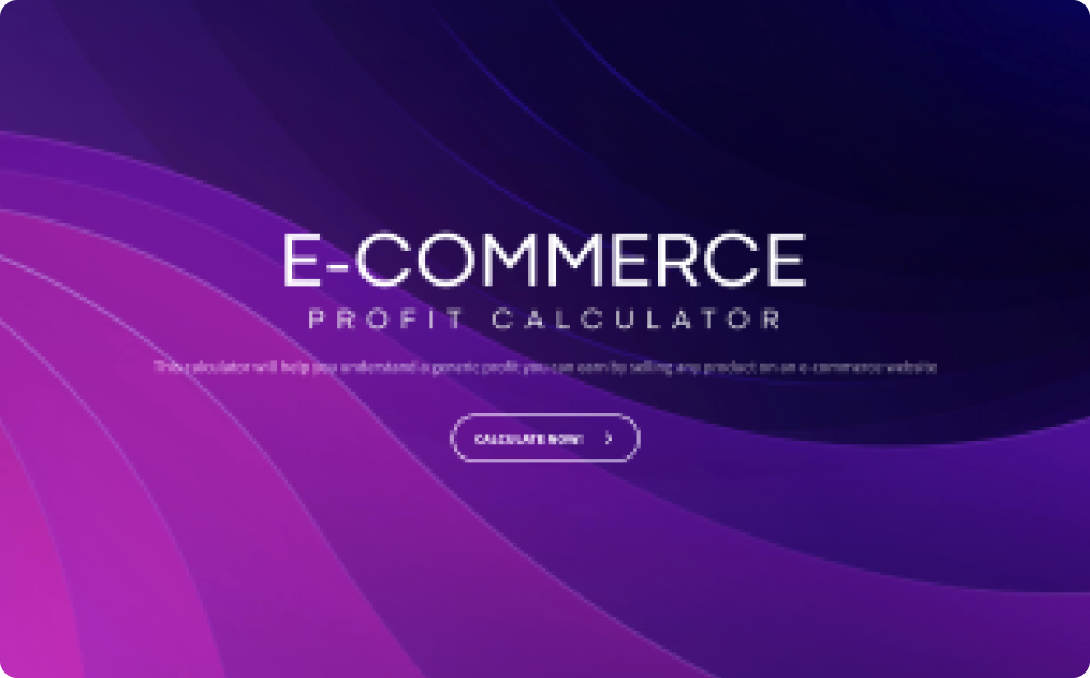 E-Commerce Profit Calculator