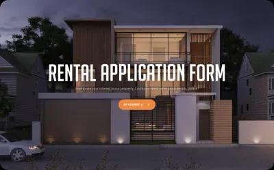 Rental Application Form Template Rental Application Form Template