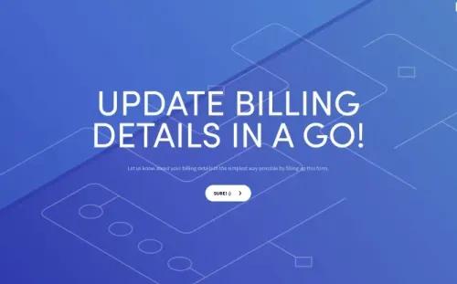 Billing Contact Form Billing Contact Form