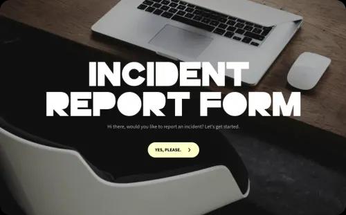Workplace Incident Report Form Template Workplace Incident Report Form Template