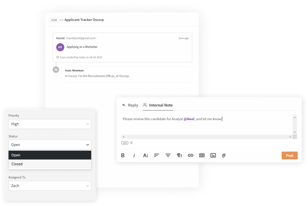Shortlist the best talents, as tickets. Shortlist the best talents, as tickets.