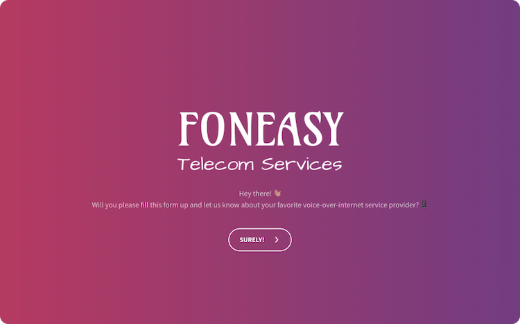 Voice Over Internet Protocol Survey Template Voice Over Internet Protocol Survey Template