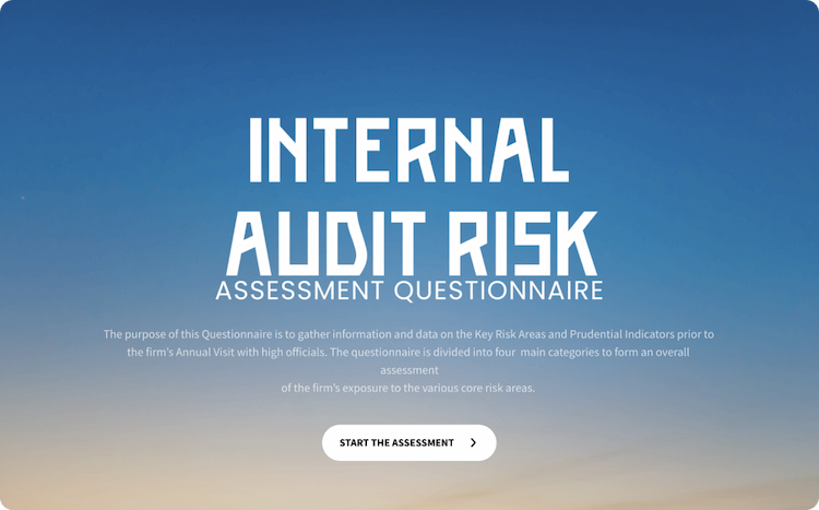 Internal Audit Risk Assessment Questionnaire Template Internal Audit Risk Assessment Questionnaire Template